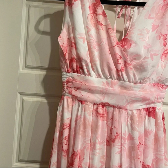 AURA (Red Dress Boutique) Floral Midi Dress Size Small New w Tag - Picture 2 of 15